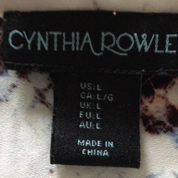 Short sleeve Cynthia Rowley L - Picture 2 of 4